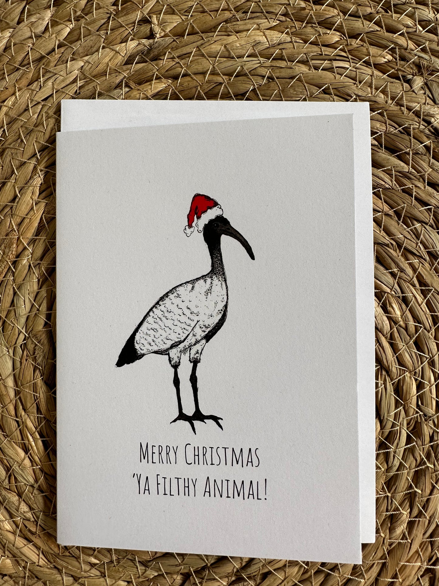 Christmas Ibis Card
