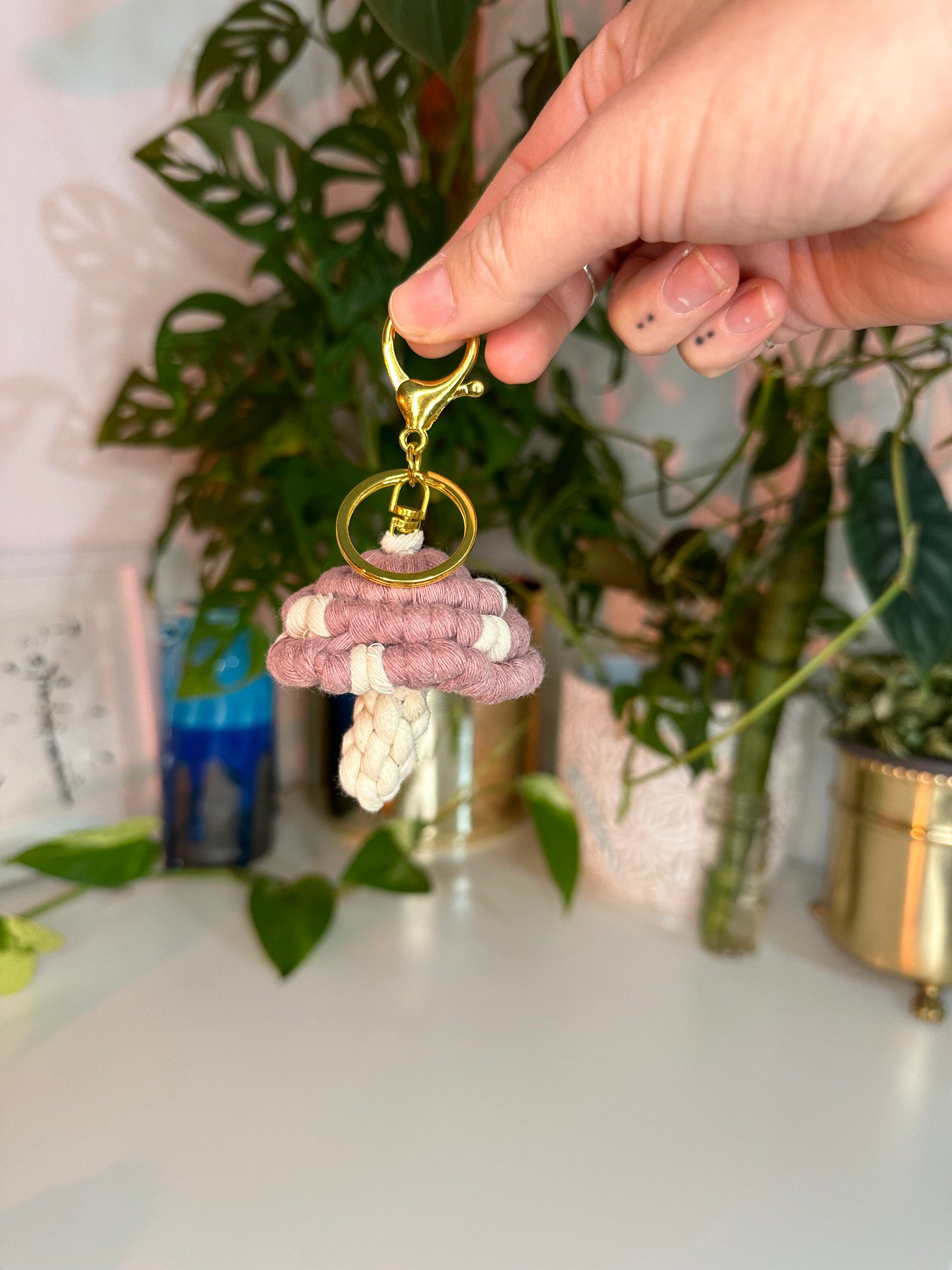 Magic Mushroom Bag Charm