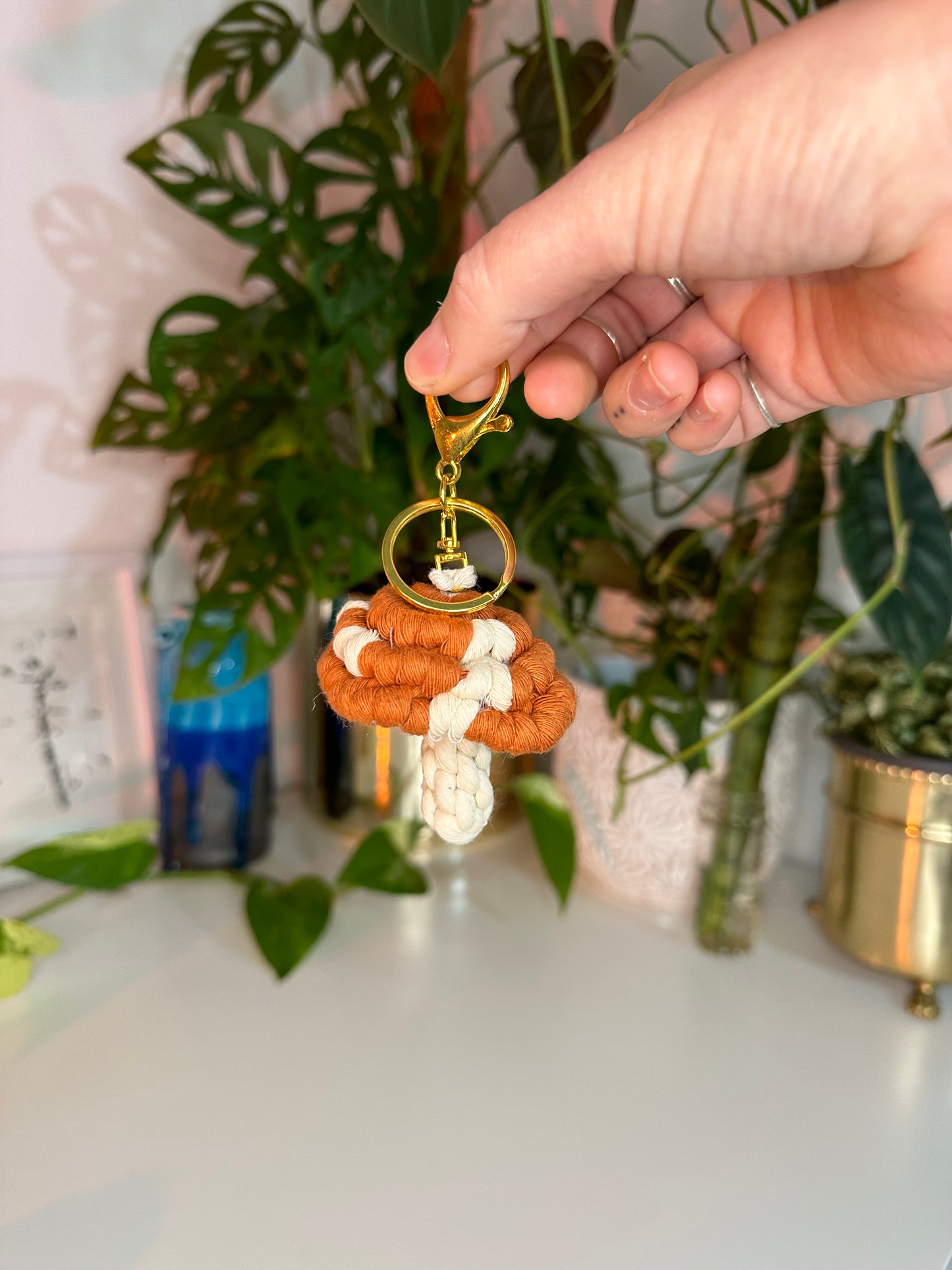 Magic Mushroom Bag Charm