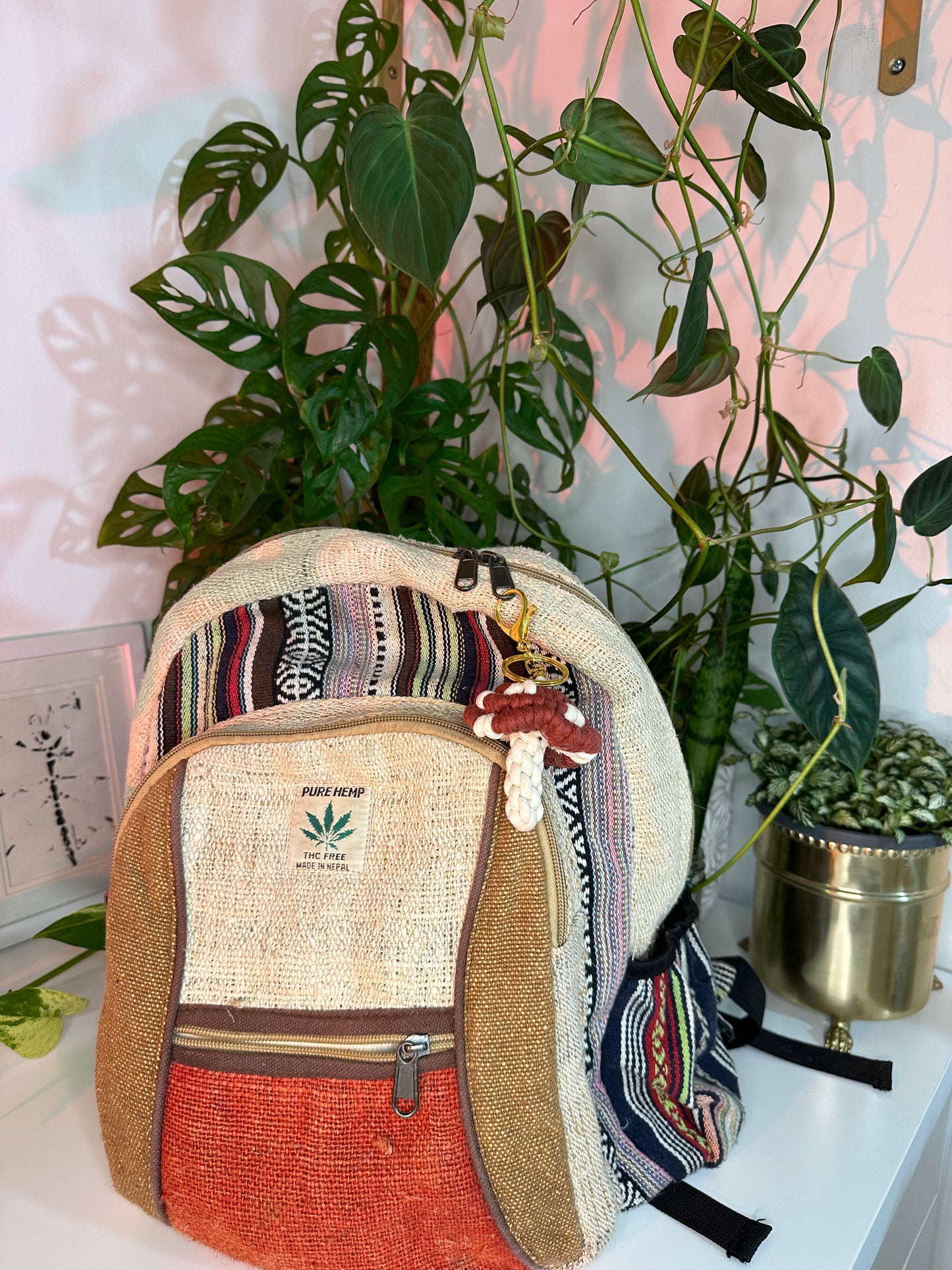 Magic Mushroom Bag Charm