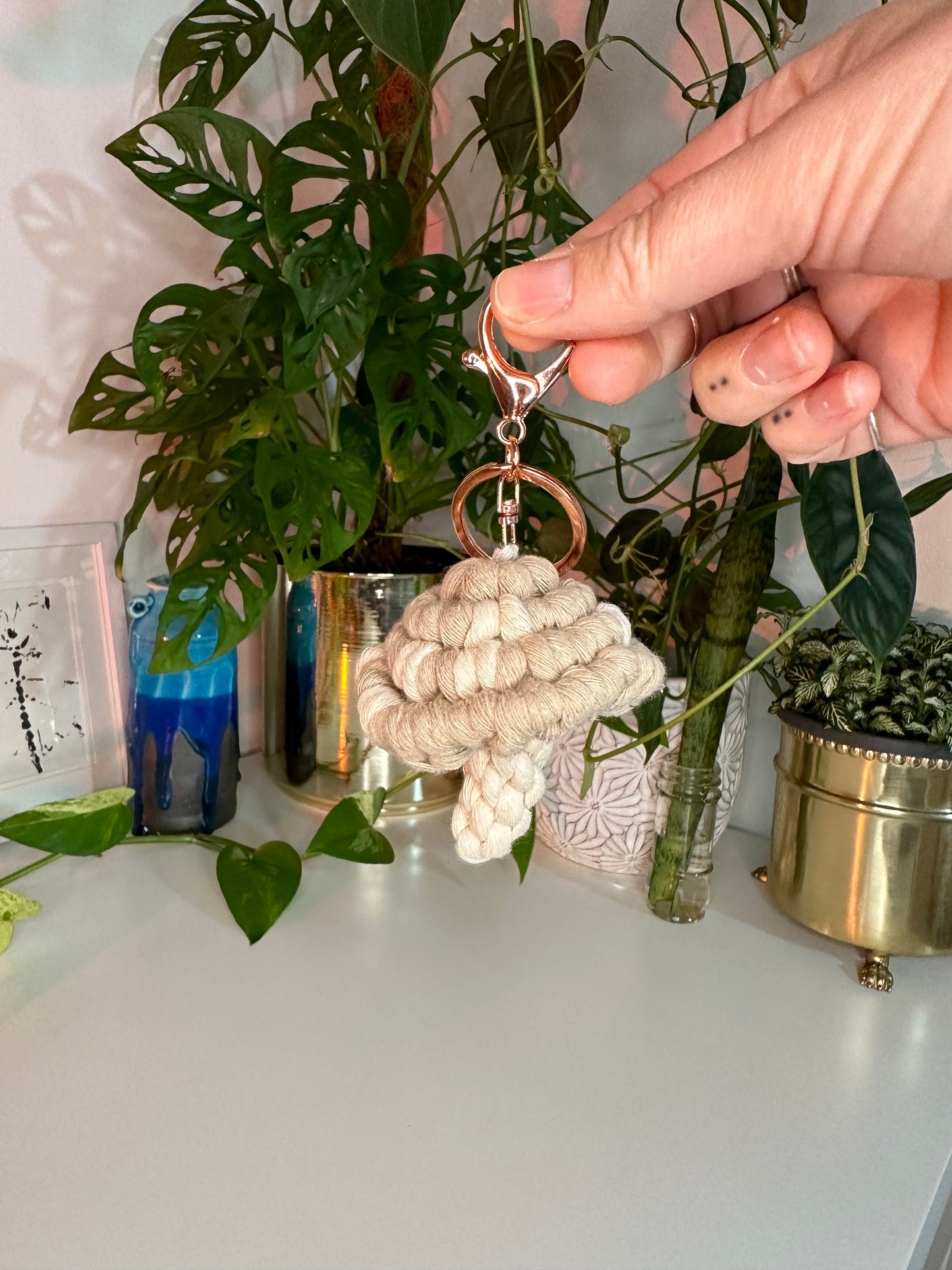 Magic Mushroom Bag Charm